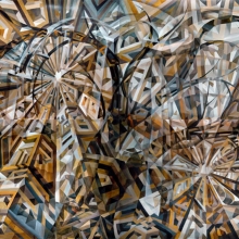 秋芽 2009  218x158cm 125F -大美無言藝術空間